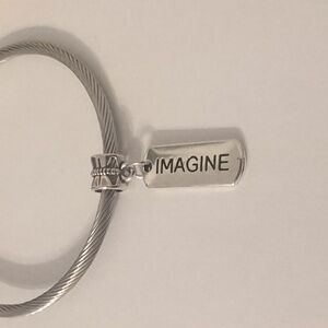 Silver‎ Imagine Dangle Charm for Pandora Style Bracelet